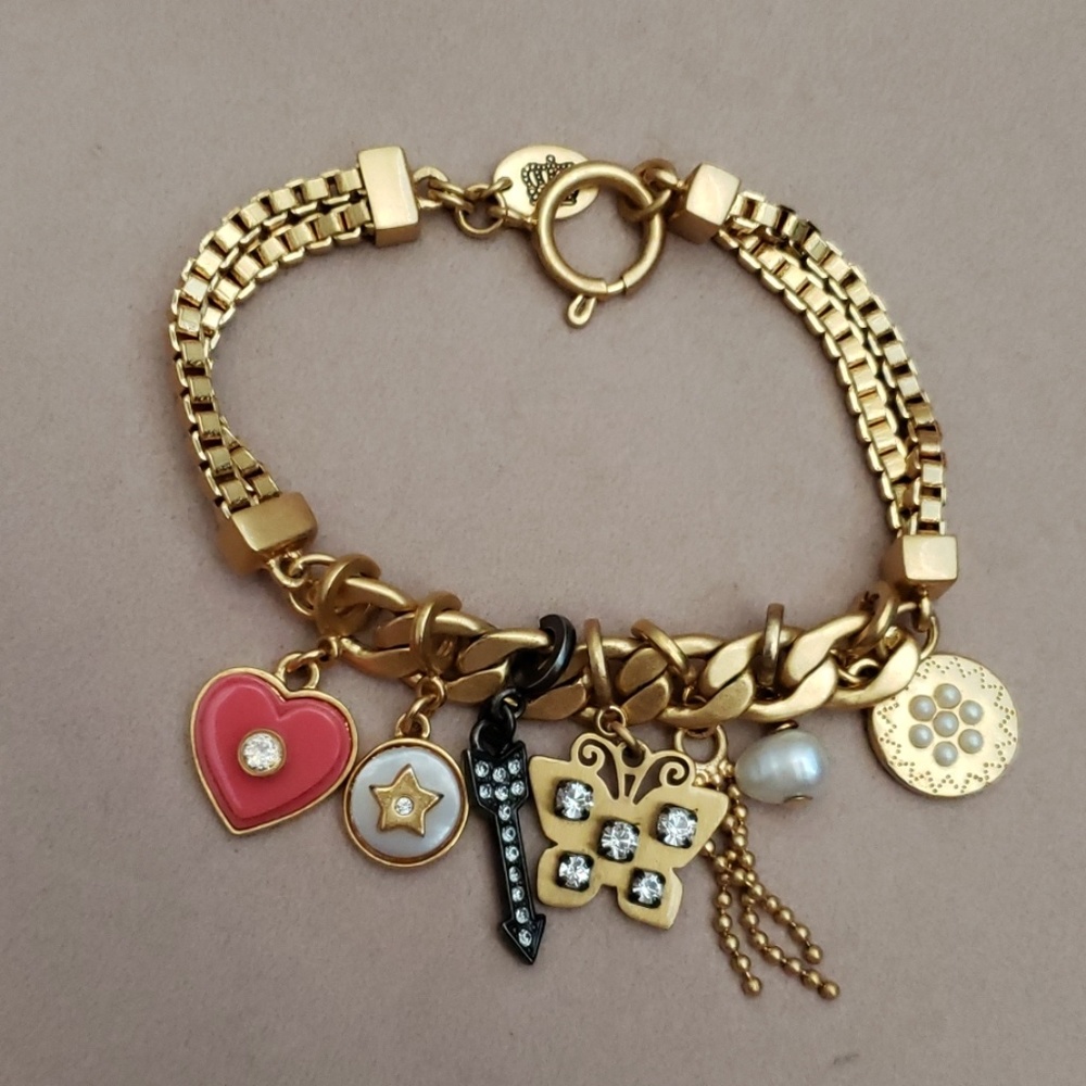 Juicy Couture Butterfly Charm Bracelet